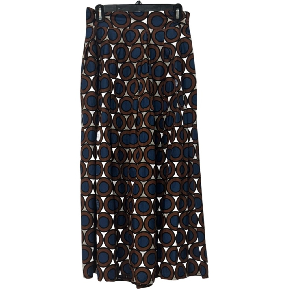 Black and Brown Maxi A-line Skirt for Cocktail